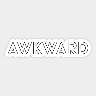 Awkward Sticker